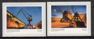 Denmark MNH Scott #1466-#1467 Set of 2 Cranes at Nordic Ports