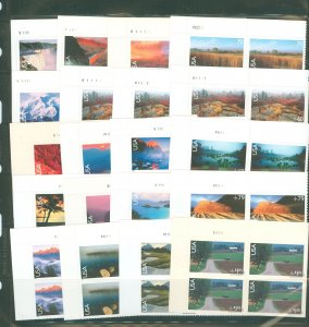 United States #C133-150 Mint (NH) Plate Block (Landscapes)