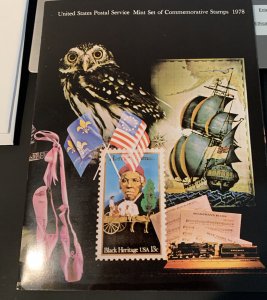 USPS 1978 ORIGINAL YEAR SET OF MINT NH (MNH) VINTAGE U.S. POSTAGE STAMPS