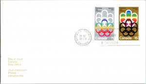 Canada, Worldwide First Day Cover, Olympics