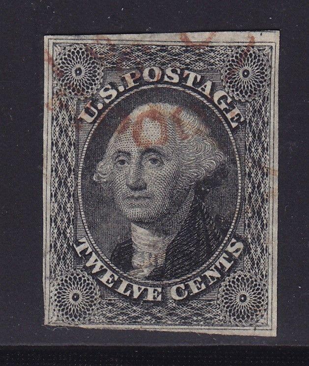 17 VF used neat brown face free cancel with nice color cv $ 300 ! see pic !