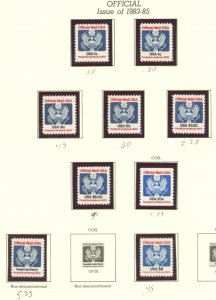 U.S. #SET/MIXED CONDITION 
