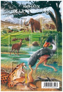 Scott #3433a Prehistoric Animals S/S MNH