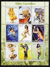 ERITREA - 2003 - PinUp Art, Ricky Cavalero - Perf 9v Sheet - MNH - Private Issue