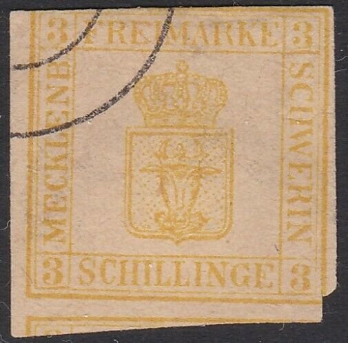 GERMANY MECKLENBURG STRELITZ.  An old forgery of a classic stamp............C346