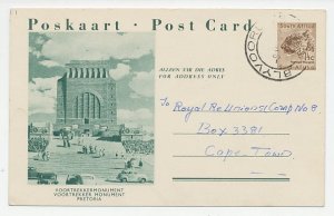 Postal stationery South Africa 1961 Voortrekker monument - Farmers - Boeren