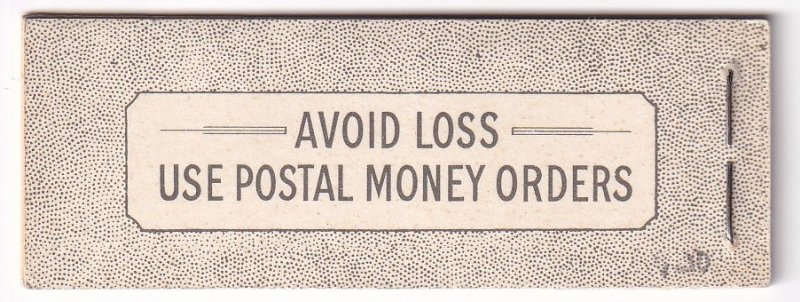 Canada 1951,  English bklt - Panes of 3 in Complete Booklet MNH  # BK44