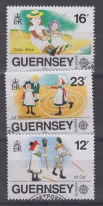 Guernsey - 1989 Europa  set 3 superb fine used