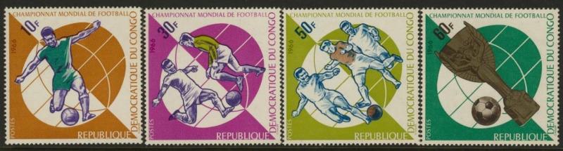 Congo DR 578-81 MNH Sports, World Cup Soccer