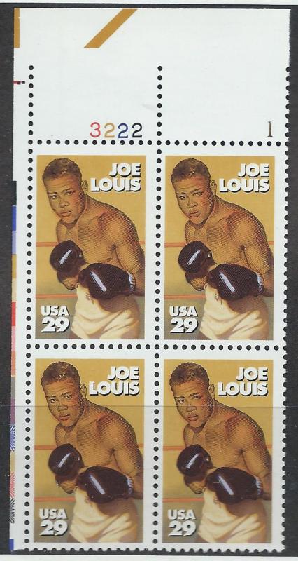 UNITED STATES SC# 2766 F-VF MNH 1993 PL#3222 BK/4 UL