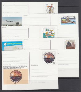 Germany, Mi PSo 16/30 mint. 1988-93 Sonderpostkarte, 11 dif Special Postal Cards