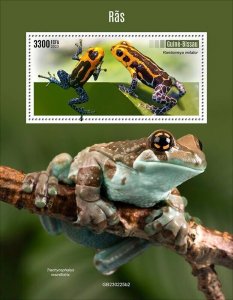 2023 04-GUINEA BISSAU - FROGS   II     1V  complet set    MNH ** T