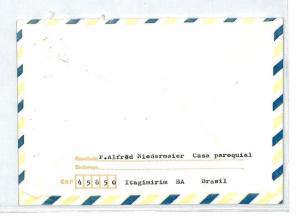 BRAZIL Cover *Belmonte, Itagimirim* Air Mail MIVA Missionary 1983 AUSTRIA CM190 