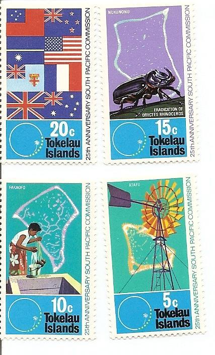 Tokelau 33-36 MNH