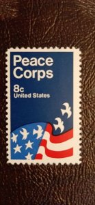 US Scott # 1447; 8c Peace Corps from 1972; MNH, og, F/VF centering