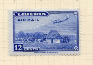 Liberia 1942 Early Issue Fine Mint Hinged 12c. NW-174589