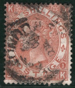 GB QV High Value SG.121 2s Brown (JK) Used LONDON 1880 CDS Cat £4,250 PIRED11