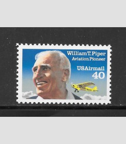 U.S.#C129 William Piper 40c Single, MNH.