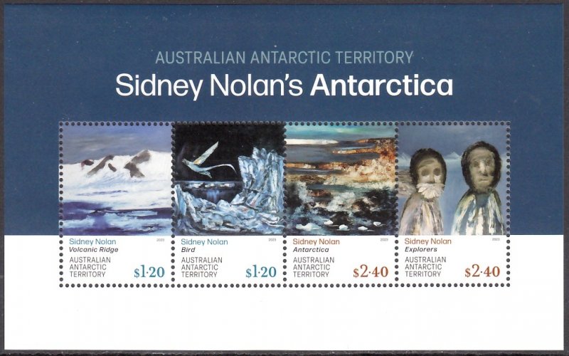 AUSTRALIAN ANTARCTIC TERRITORY AAT 2023 PAINTINGS SYDNEY NOLAN'S ANTARCTICA