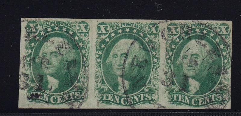 14 XF strip of 3 sound used neat cancel with nice color cv $ 700 ! see pic !