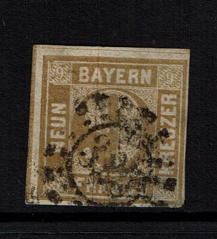 Bavaria SC# 12, Used, Lower Thin - Lot 082217