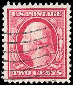 1910 US SC # 375 VF JUMBO USED NH ng LIGHT CANCEL  - VERY SOUND -