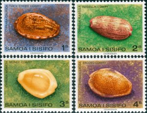 Samoa 1978 SG516-519 Shells MNH