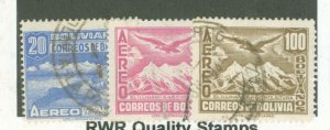 Bolivia #C83-C85 Used Single