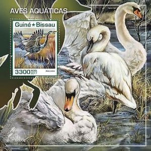 2017 Guinea-Bissau Mnh. Water Birds. Y&T Code: 1328. Michel Code: 9355 / Bl.1614