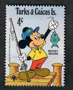 Turks and Caicos #404 Disney Mint Hinged single