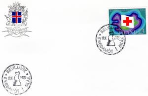 Iceland 1975 CHESS  Reykjavik Sveadamot i Skak Postmark Cover