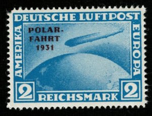 1931 Zeppelin Overprinted POLAR - FAHRT - 31 2RM MNH ** (RT-1272)
