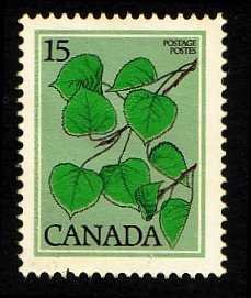 CANADA  717  ASPEN  15¢  SINGLE  MNH  SHERWOOD STAMP