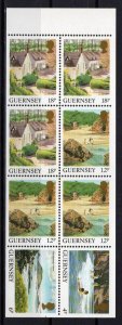 Guernsey 374a MNH Booklet Pane Landscapes Scenes Nature ZAYIX 0524M0149M