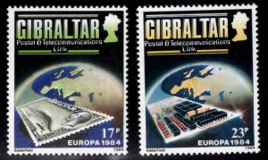 Gibraltar Scott 459-460 MNH** 1984 Europa set