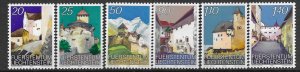 Liechtenstein 832-41  1986   set 6   VF  NH