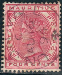 Mauritius  #72  Used CV $1.25