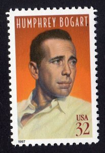 Scott #3152 Humphrey Bogart (Legends of Hollywood) Single Stamp - MNH