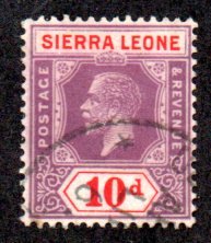 SIERRA LEONE 133 USED SCV $32.00 BIN $11.00 ROYALTY