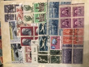 W.W Stamps In Stock Book + Some VERY OLD U.S Might Find Some Gems