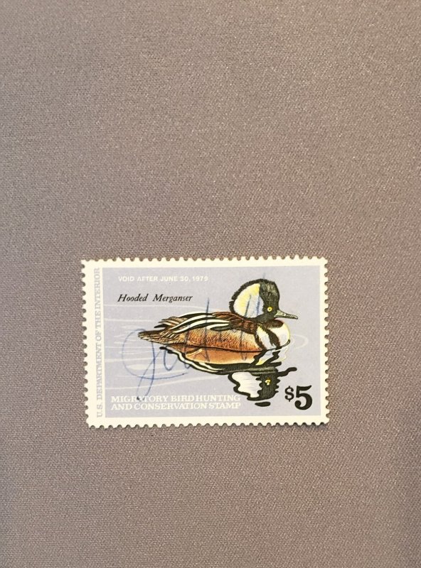 RW45, Hooded Merganser, Used, CV $10.00