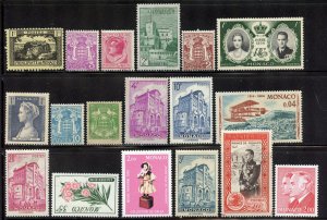 Monaco Lot Mint.   (11)