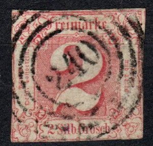 Thurn And Taxis #11 F-VF Used  CV $80.00  (X5178)