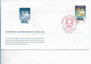 MEXICO 1999 UNION OF LATIN AMERICAN UNIVERSITIES 50Th Anniv. UDUAL FDC COVER