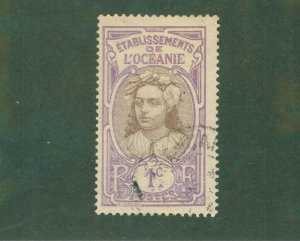 FRENCH POLYNESIA 21 USED BIN $0.50