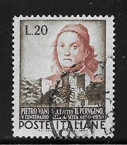 Italy 581 used 2017 SCV $3.75 ink on back  -   12259