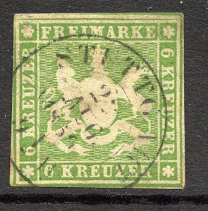 Wurttemberg # 10, Used.