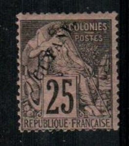 French Guiana Scott 25 Mint hinged [TK92]