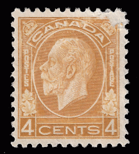 Canada 1932 George V 4c Sc 198 * MNG, scuff at top right