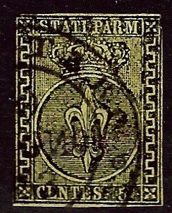 Italian Parma SC#1 Used Fine close corner hr SCV$150.00...Worth a close look!